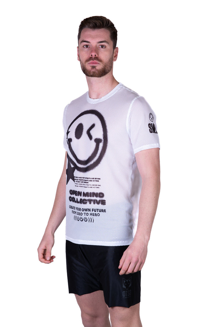 T-Shirt Homme - S.W.Smiley Airbrushed Infinity