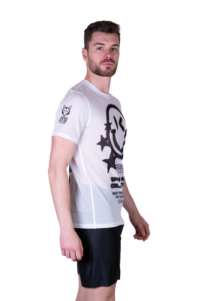 T-Shirt Homme - S.W.Smiley Airbrushed Infinity