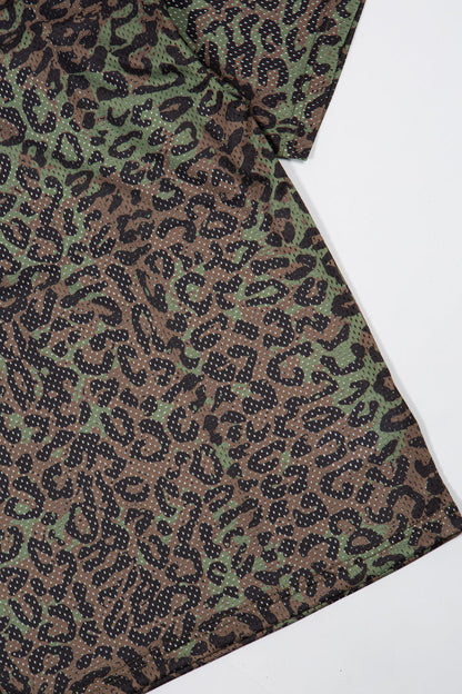 T-Shirt Mesh Boxy Cheetah