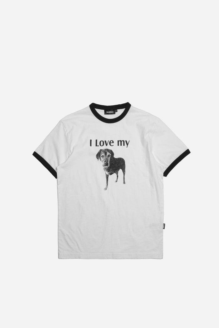 T-Shirt Ringer I Love My Dog
