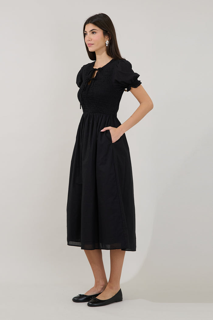 Tamry Smocked Midi Dress