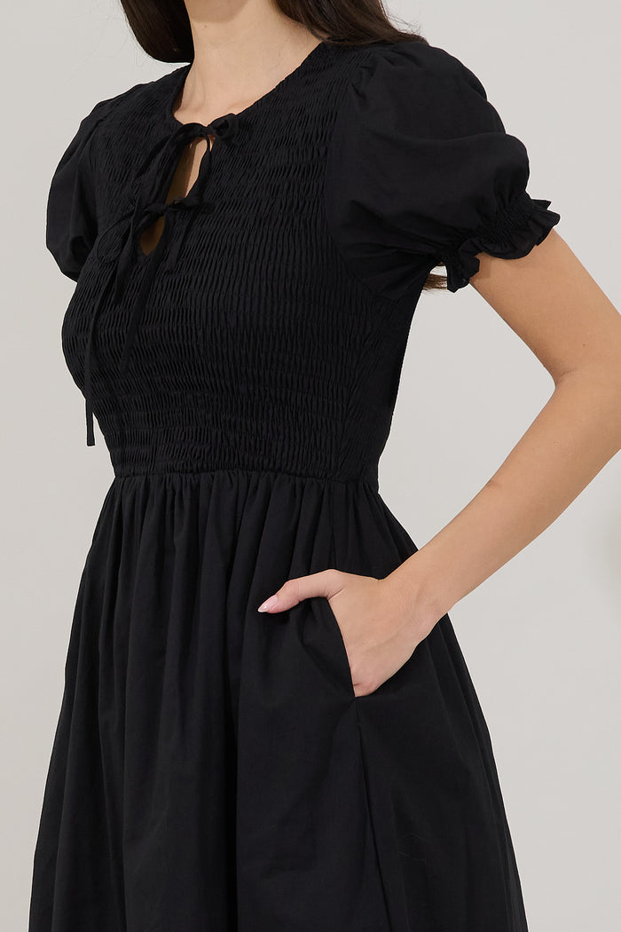 Tamry Smocked Midi Dress