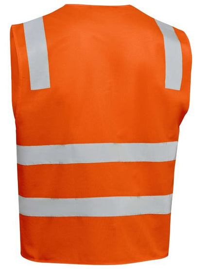 Taped Hi Vis Safety Zip Vest BV0341T