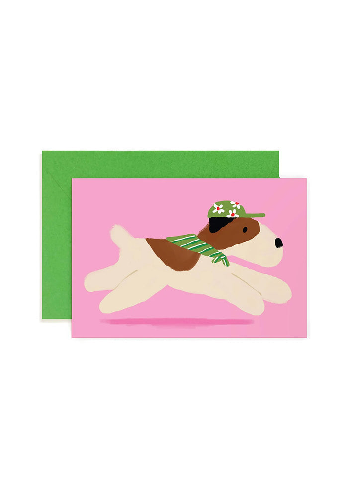 Terrier Scout Dog Mini Card