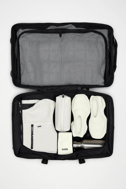 RAINS Texel Check-in Bag Black 76L H66 x D31 x W38 cm Suitcase