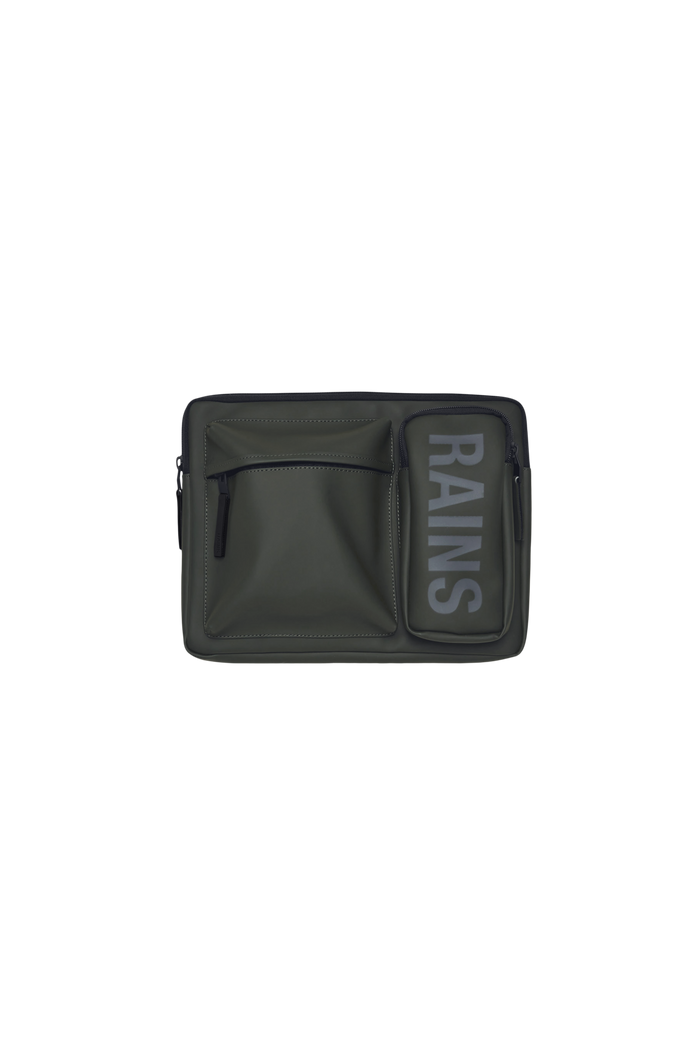 RAINS Texel Laptop Case 13″/14″ Green 2.20L H25 x D3 x W34 cm Laptop Case
