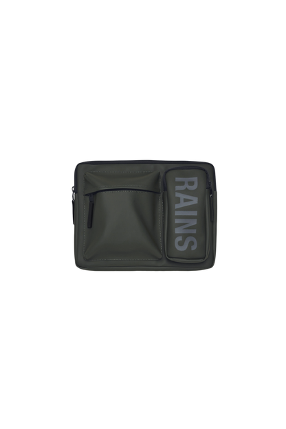 RAINS Texel Laptop Case 13″/14″ Green 2.20L H25 x D3 x W34 cm Laptop Case
