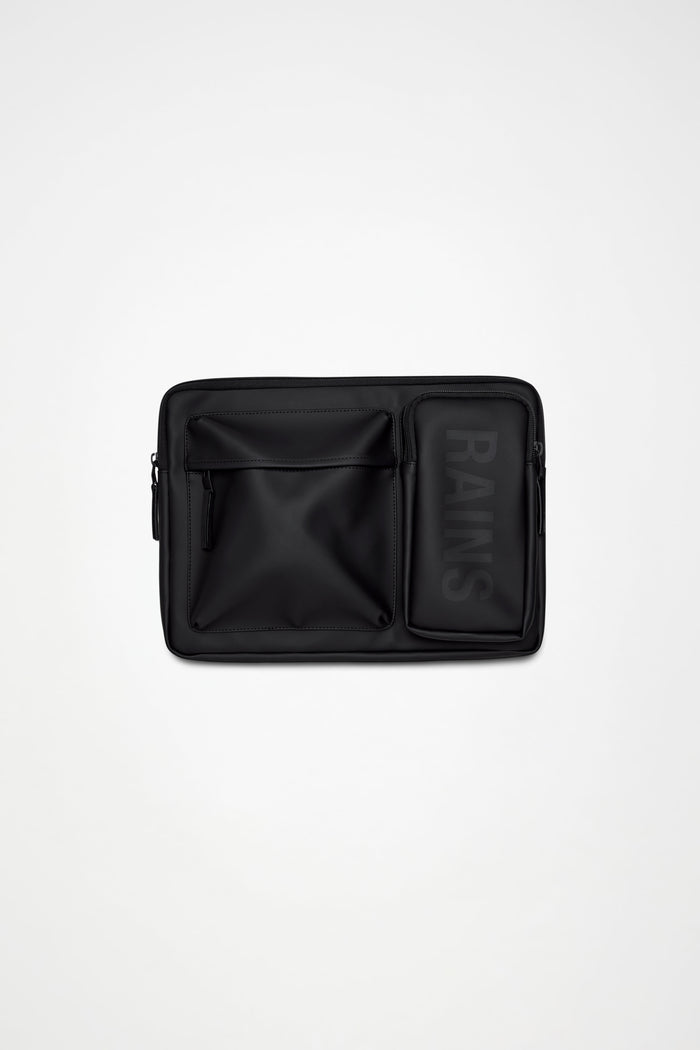 RAINS Texel Laptop Case 15″/16″ Black 2.60L H28 x D3 x W39 cm Laptop Case
