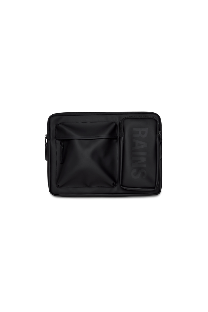 RAINS Texel Laptop Case 15″/16″ Black 2.60L H28 x D3 x W39 cm Laptop Case