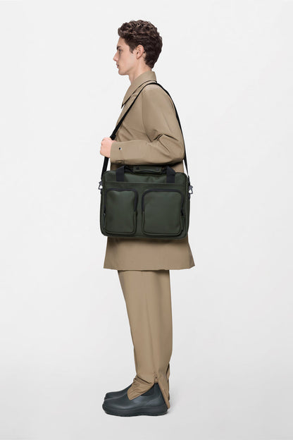 RAINS Texel Tech Bag Green 10.50L H30 x D9 x W39 cm Crossbody