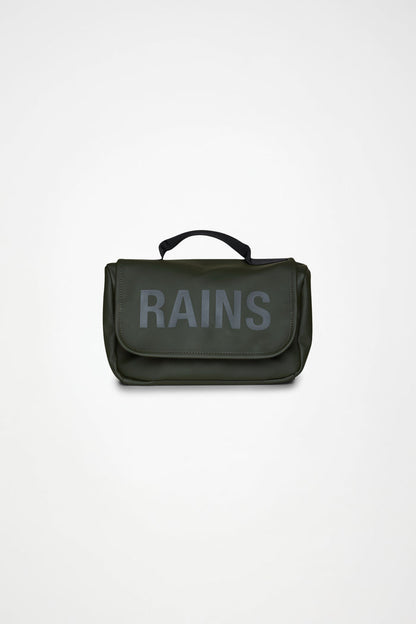 RAINS Texel Wash Bag Green 5.50L H18 x D12 x W26 cm Wash Bag