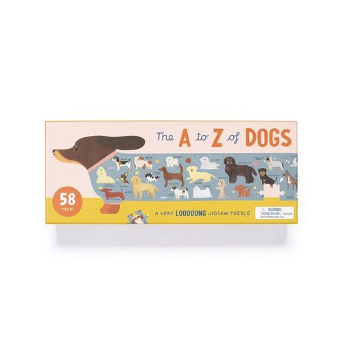 The A to Z of Dogs 58 Piece Puzzle: A Very Looooong Jigsaw Puzzle