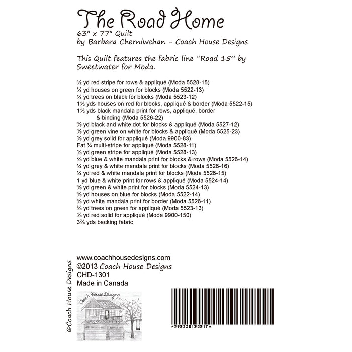 The Road Home Quilt Pattern
