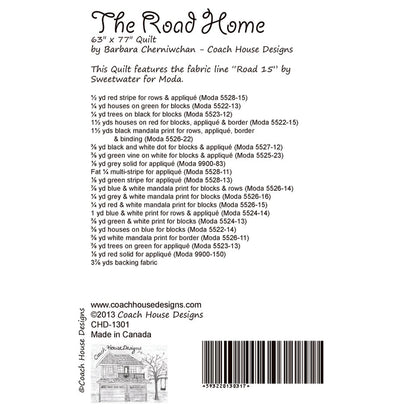 The Road Home Quilt Pattern