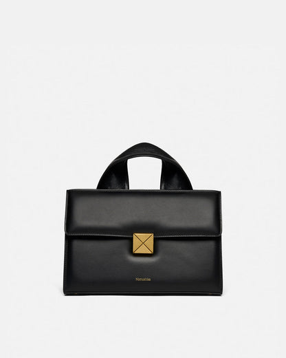The SANDI Lock - Top handle bag - Black