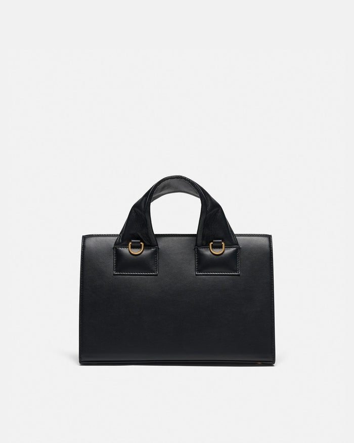 The SANDI Lock - Top handle bag - Black