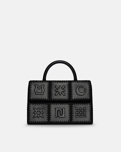 The SANDI Symbol - Top handle bag - Black