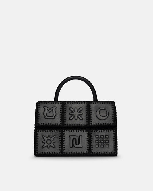 The SANDI Symbol - Top handle bag - Black