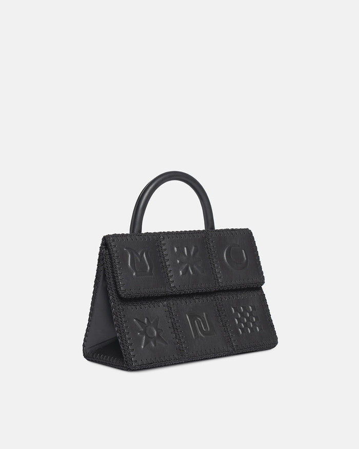 The SANDI Symbol - Top handle bag - Black