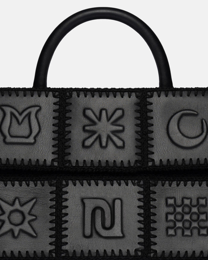 The SANDI Symbol - Top handle bag - Black