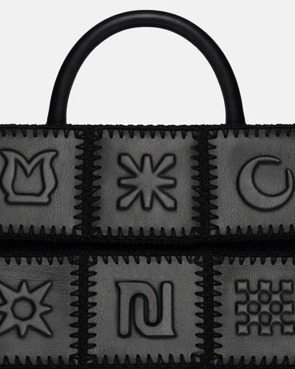 The SANDI Symbol - Top handle bag - Black