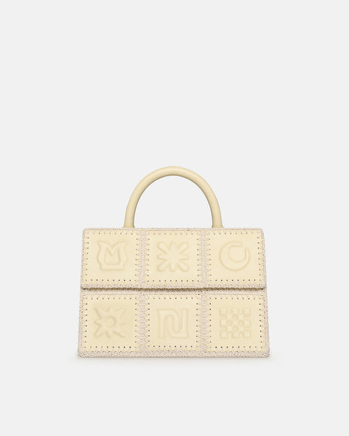 The SANDI Symbol - Top handle bag - Moonbeam