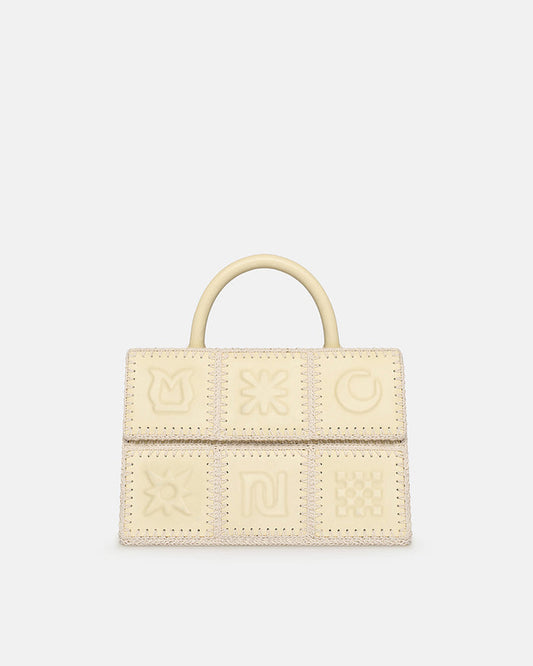 The SANDI Symbol - Top handle bag - Moonbeam