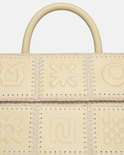 The SANDI Symbol - Top handle bag - Moonbeam