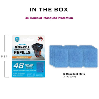 Thermacell Backpacker Mat Refiils packaging and contents