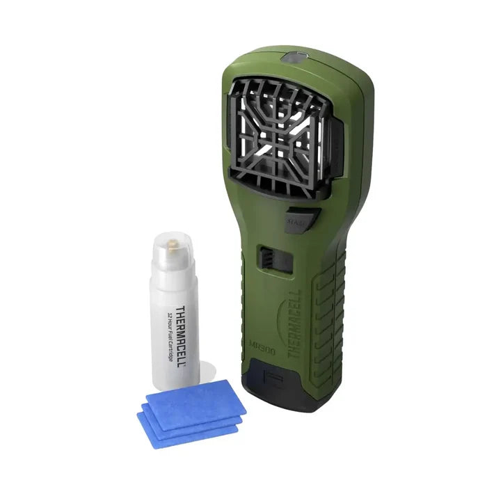 Thermacell MR300 portable mosquito repeller in olive colour