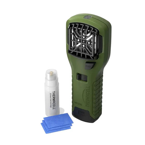 Thermacell MR300 portable mosquito repeller in olive colour