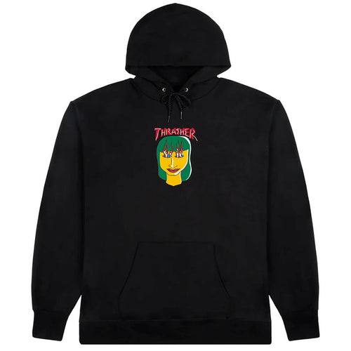 Thrasher Talk Shit By Gonz Hoodie Black