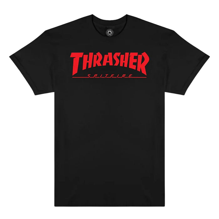 Thrasher X Spitfire Big Head Jake T-Shirt Black