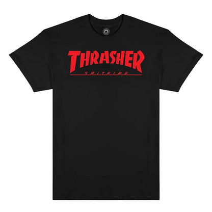 Thrasher X Spitfire Big Head Jake T-Shirt Black
