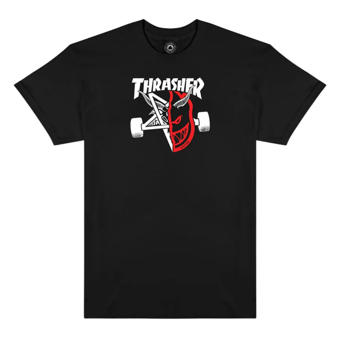 Thrasher X Spitfire Thrash & Burn T-Shirt Black