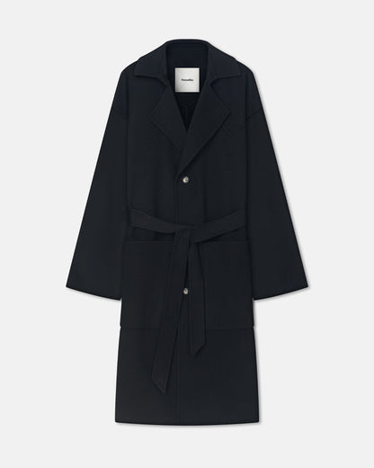 Timo - Robe coat - Black