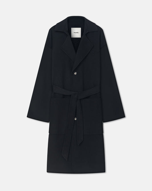 Timo - Robe coat - Black