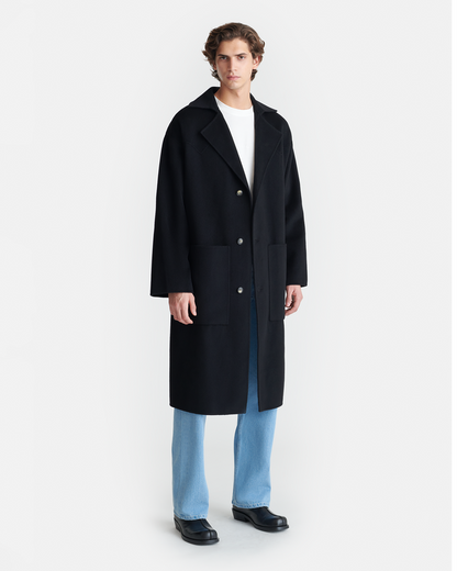 Timo - Robe coat - Black