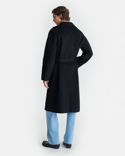 Timo - Robe coat - Black