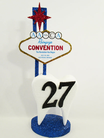 Styrofoam Tooth Centerpiece - Designs by Ginny