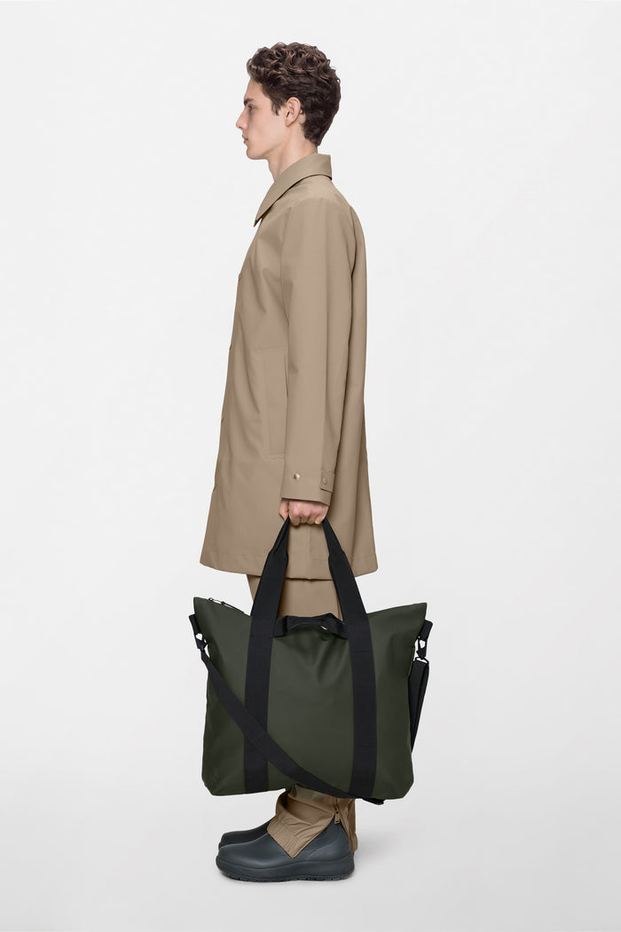 RAINS Tote Bag Green 22L H44 x D11 x W55 cm Tote