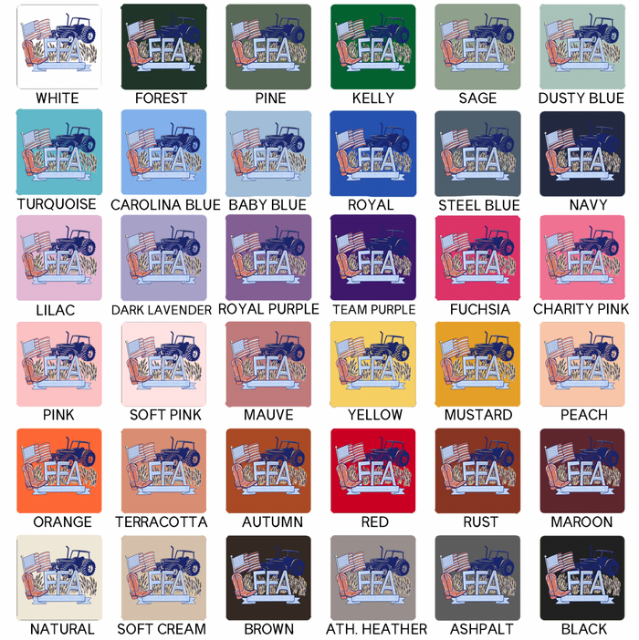 Tractor FFA- Bella Canvas T-Shirt