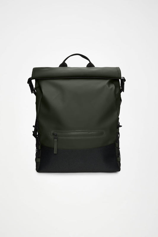 RAINS Trail Mountaineer Rolltop Green 29L H56 x D13 x W32 cm Backpack