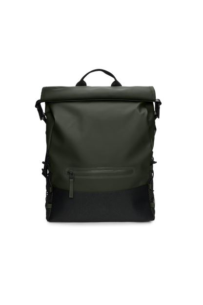 RAINS Trail Mountaineer Rolltop Green 29L H56 x D13 x W32 cm Backpack