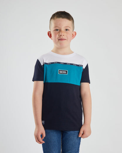 Troy Tee Aqua / Navy