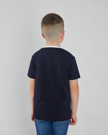 Troy Tee Aqua / Navy