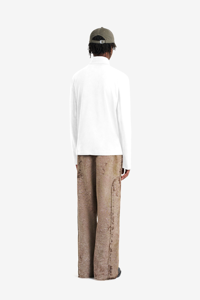 ETUDES STUDIO TURTLE NECK TEE SHIRT É WHITE 3