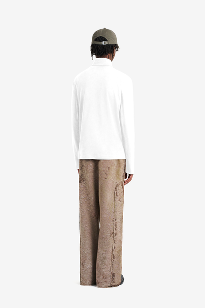 ETUDES STUDIO TURTLE NECK TEE SHIRT É WHITE 3