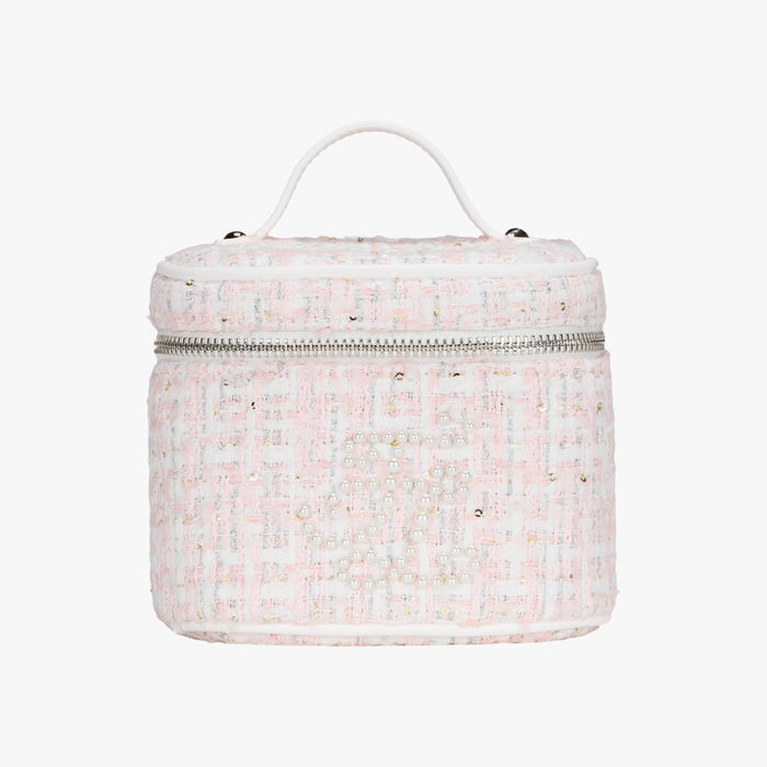 Tweed Mini Bag (Coral)