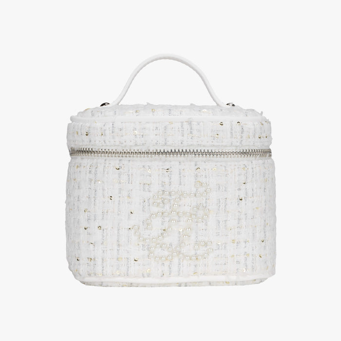 Tweed Mini Bag (White)